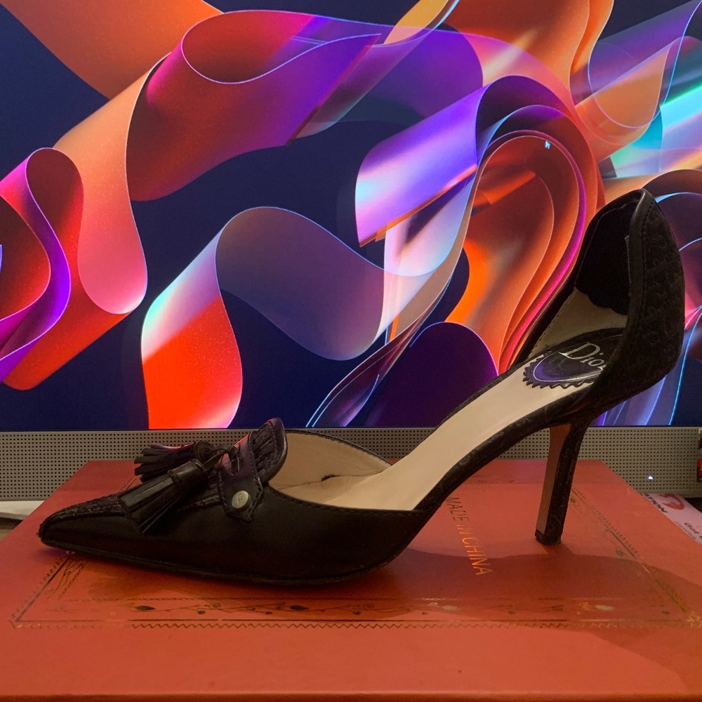 Dior Black Pumps US 8.5 EU 38.5 C